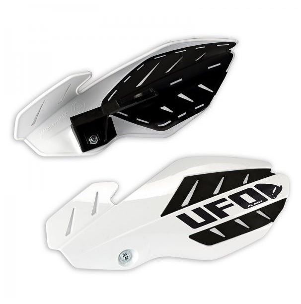 Handguards Flame Honda CRF 250 12-17, CRF 450 12-16 color white/black (with mounts)