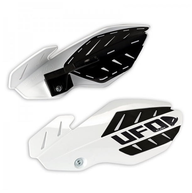 Handguards Flame Husqvarna TC 250 14-16, TE 250, 300 14-16, FC 14-15, FE 14-16 color white/black (with mounts)