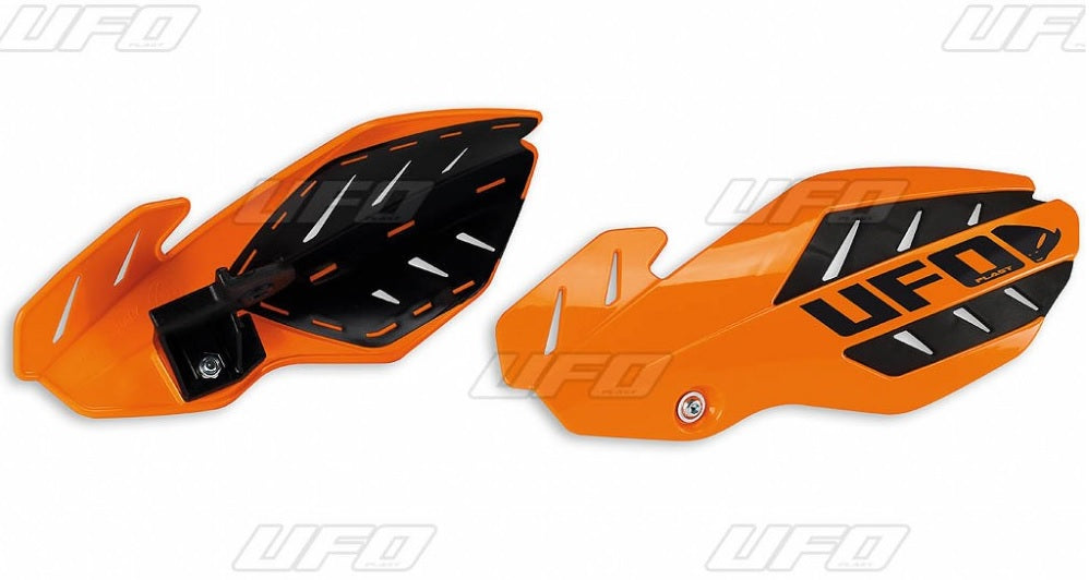 Handguards Flame KTM SX 125 14-15, EXC 125 14-16 color orange (with mounts)