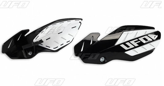 Handguards Flame Suzuki RM-Z 250/450 12-17 color black/white (with mounts)