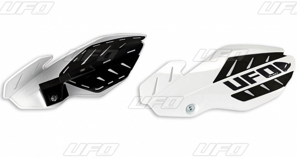 Handguards Flame Suzuki RM-Z 250/450 12-17 color white/black (with mounts)