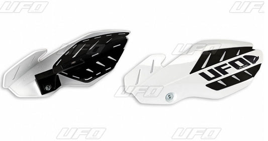 Handguards Flame Suzuki RM-Z 250/450 12-17 color white/black (with mounts)