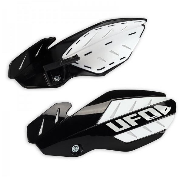 Handguards Flame Yamaha YZ 125/250 14-17 color black/white (with mounts)