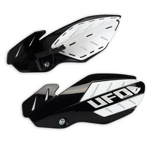 Handguards Flame Yamaha YZ 125/250 14-17 color black/white (with mounts)