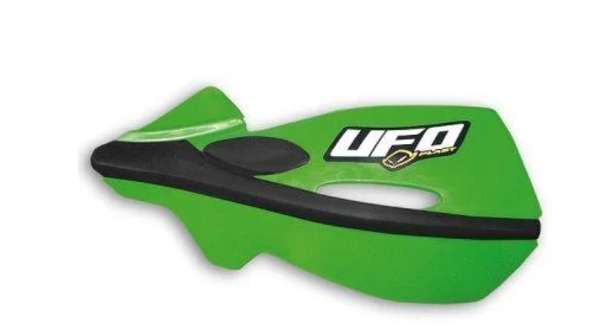 Handguards Patrol color green/white (with mounts) - discontinued