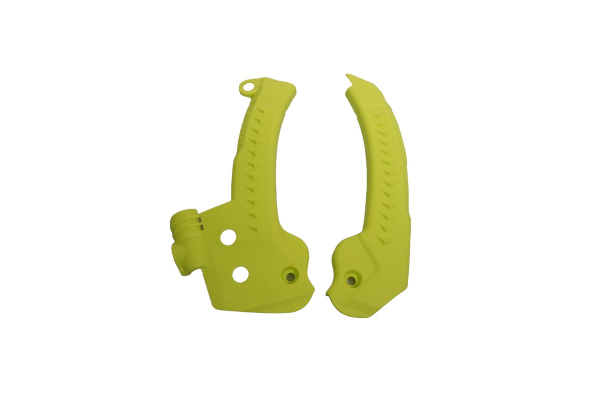 Frame guards Husqvarna TC 250, 125 23-24, TE 300, 250, 150 24, FC/TX/FX/FE 501, 450, 350, 300 24 color yellow fluo