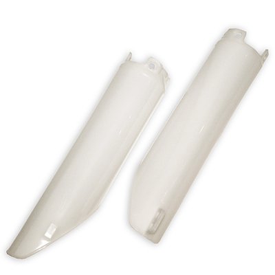 Front fork protectors Honda CR 500/250/120 98-07, CRF 250R 04-13, CRF 250X 02-15, CRF 450R 02-08, CRF 450X 05-16 color white (replaces HO02647041)