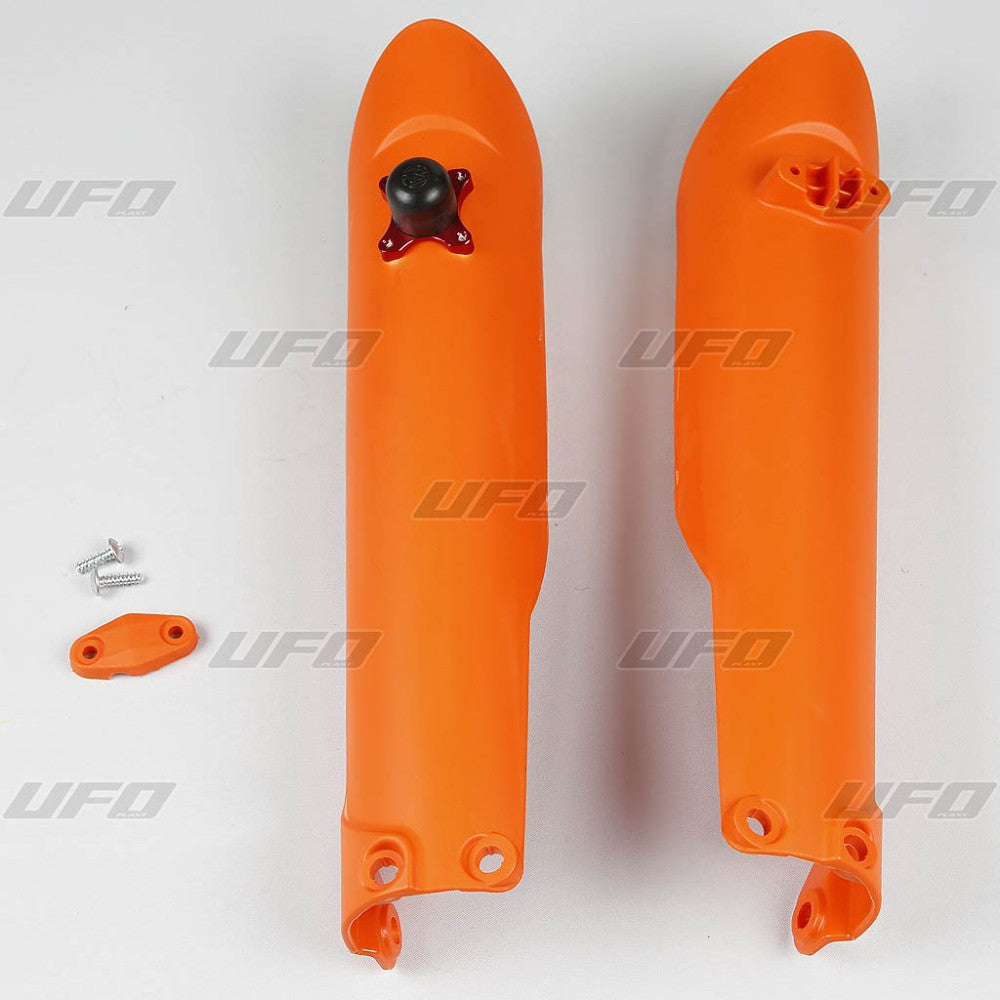Front fork protectors KTM SX/SX-F 15-21 with lock color orange