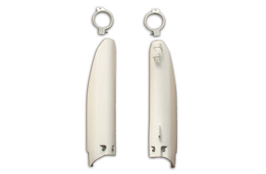 Front fork protectors Suzuki RM 125/250 99-00 color white