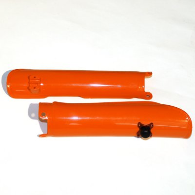 Front fork protectors with lock KTM SX/SX-F 01-06, EXC 01-06 color orange