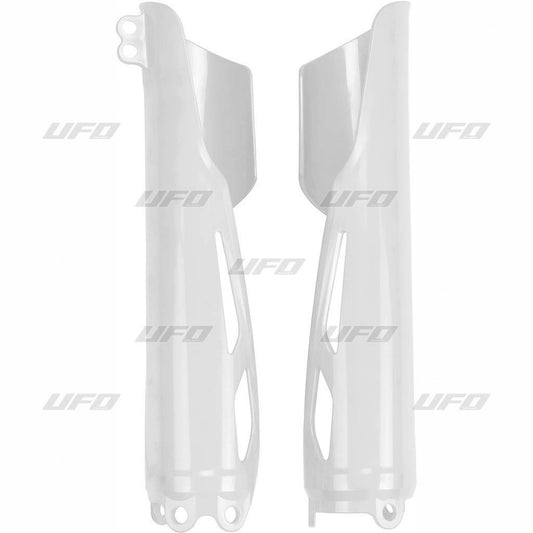 Front fork protectors Honda CRF 250R/RX 19, CRF 450R/RX 19 color white