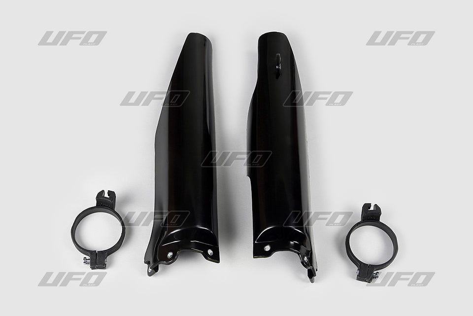 Front fork protectors Kawasaki KX 250/125 04-08, KX-F 250 04-05 color black (with guides) (replaces KA0376001 and KA03763001)