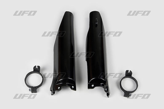 Front fork protectors Kawasaki KX 250/125 04-08, KX-F 250 04-05 color black (with guides) (replaces KA0376001 and KA03763001)