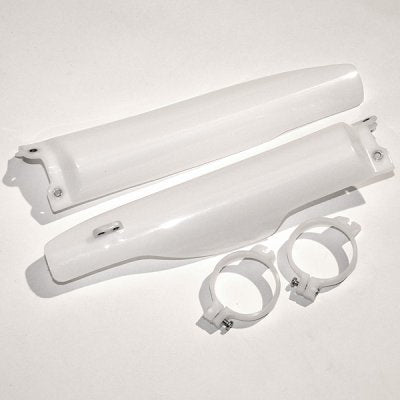 Front fork protectors Kawasaki KX 250/125 04-08, KX-F 250 04-05 neutral color (with guides) (replaces KA0376280 and KA03763280)