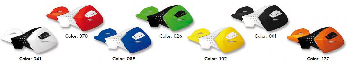Replacement plastics for Escalade handguards PM01646102 color yellow/black
