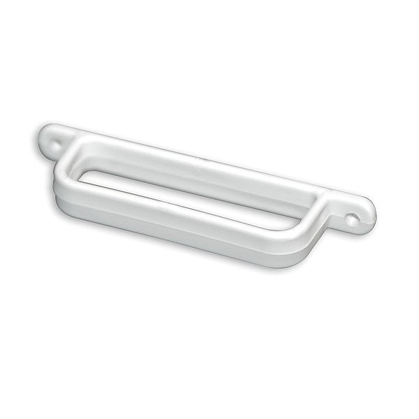 Cable guide color white (rectangular closed)