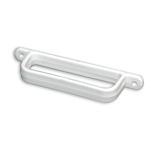 Cable guide color white (rectangular closed)
