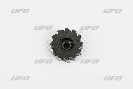 Chain roller Kawasaki KX-F 450 09-18, KX-F 250 09-20 color black, toothed (8x38x24 mm) 79-5014