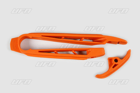 Chain slider (small and large) KTM SX/SX-F 07-10, EXC 08-11 color orange