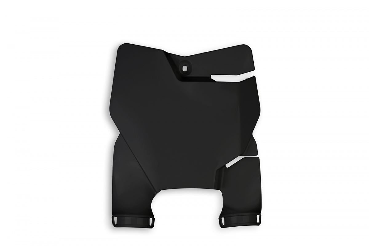 Front number plate Gas Gas MC 65 21 color black (Stadium with fork guards)