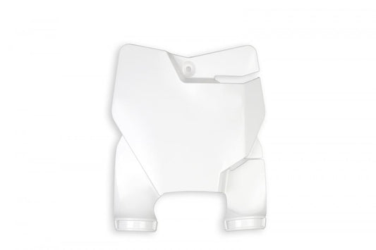 Front number plate Gas Gas MC 65 21 color white (Stadium with fork guards)