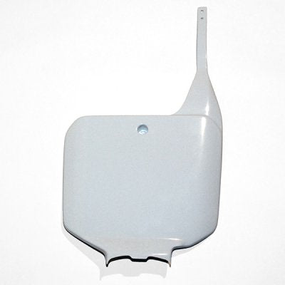 Front number plate Honda CR 125/250 95-99, CR 500 95-01 color white