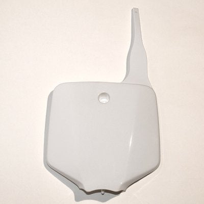 Front number plate Kawasaki KX 65 01-23, KLX 110 01-09 color white
