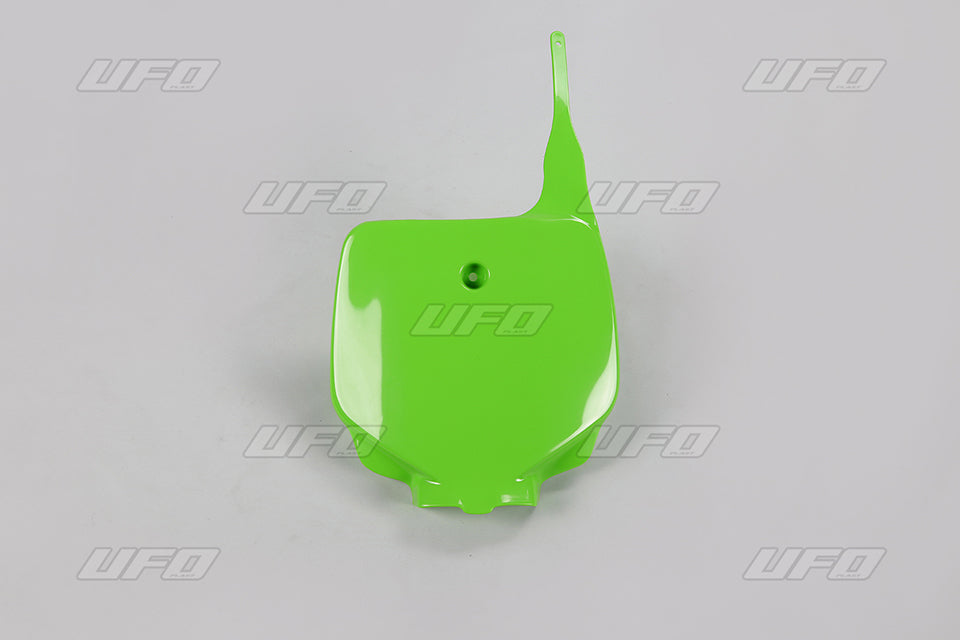 Front number plate Kawasaki KX 80 98-00, KX 85 01-13 color green