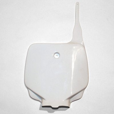 Front number plate Kawasaki KX 80 98-00, KX 85 01-13 color white