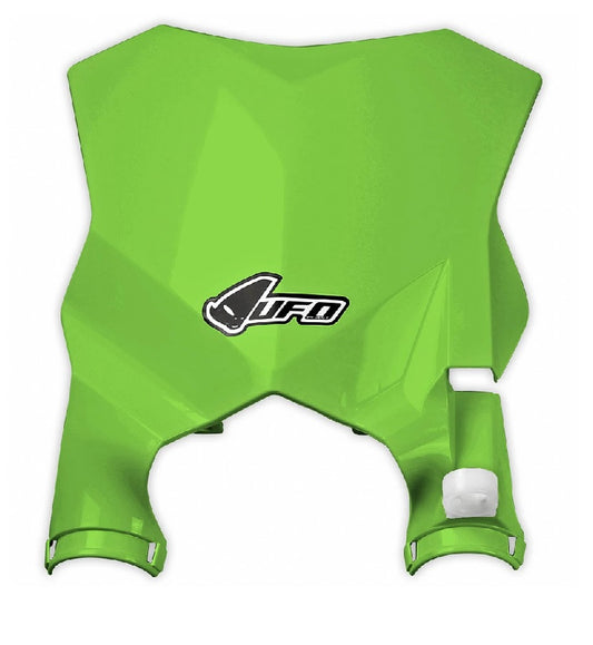 Front number plate Kawasaki KX-F 250 17-19, KX-F 450 16-19 color green (Stadium with fork guards)