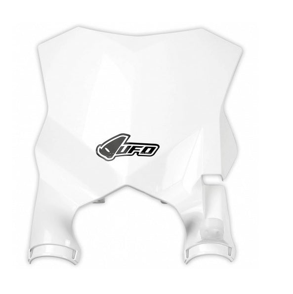 Front number plate Kawasaki KX-F 250 17-19, KX-F 450 16-19 color white (Stadium with fork guards)