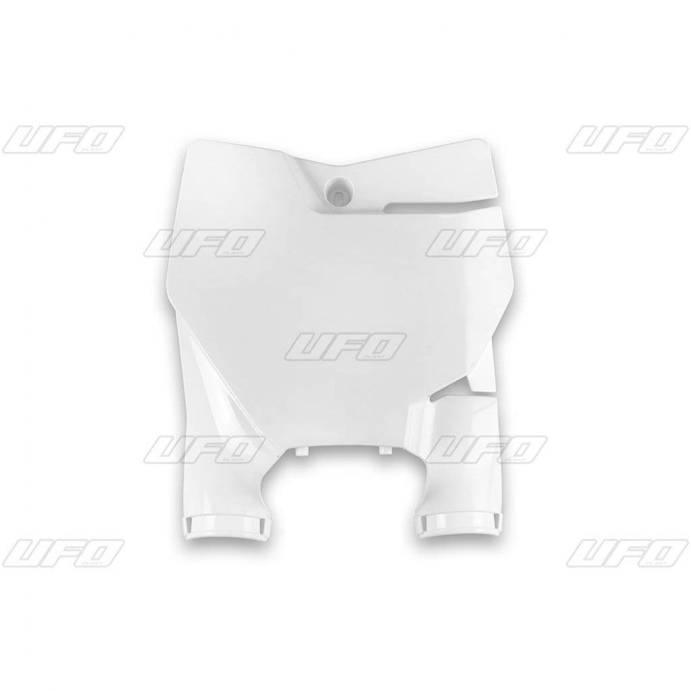 Front number plate KTM SX 85 18-26 color white 2020-2026 (Stadium with fork guards)