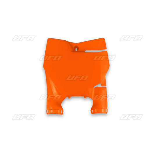 Front number plate KTM SX 85 18-26 color orange (Stadium with fork guards)