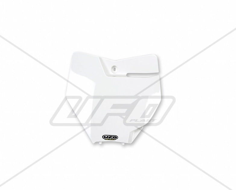 Front number plate KTM SX/SX-F 16-18 (except SX 250 16) color white
