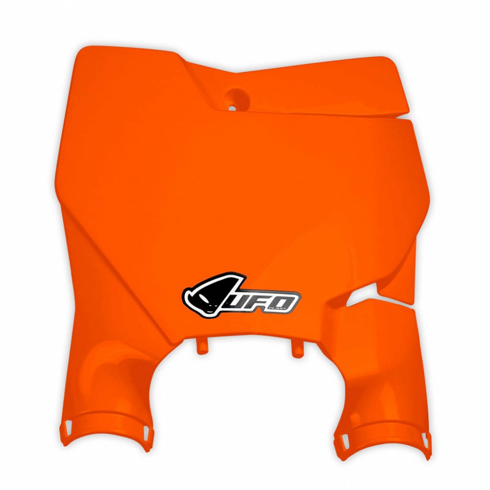 Front number plate KTM SX/SX-F 16-19 (except SX 250 16) color orange fluo (Stadium with fork guards)