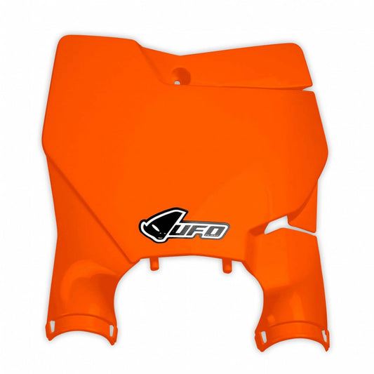 Front number plate KTM SX/SX-F 16-19 (except SX 250 16) color orange fluo (Stadium with fork guards)