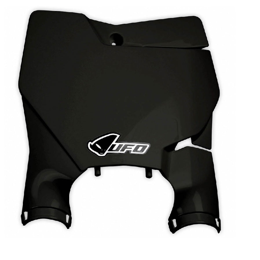 Front number plate KTM SX/SX-F 16-20 (except SX 250 16) color black (Stadium with fork guards)