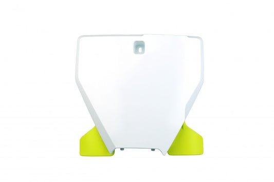 Front number plate with extension Husqvarna TC 125/250, FC 250/350/450 19-21 color white 20-21
