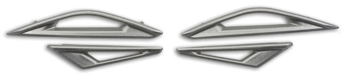 Side air intake for helmet (set) silver - discontinued