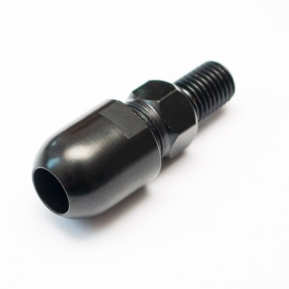 Mirror adapter right thread M10 x 1.25 black color (TM13)