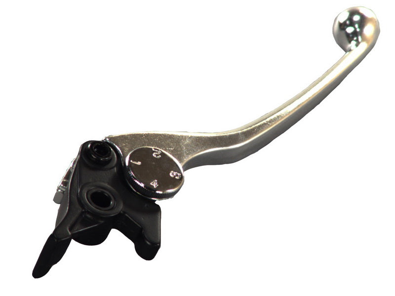 Brake lever Kawasaki ER-5 97-04, ZR-7 750 99-03, Zephyr 550/750 91-95, ZXR 400 91-99, ZZR 250 96-04 silver color (70021)