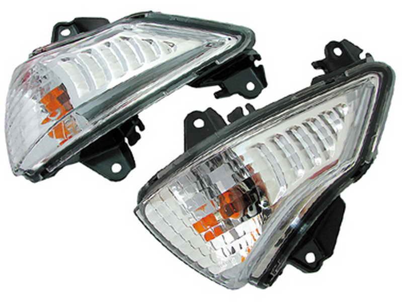 Indicator left white Kawasaki ER‑6F, ER‑6N 650 2009–2013 (13718)