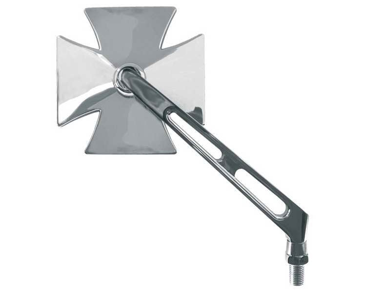 Mirror right 10 mm thread, left/right side, chrome (E160D)