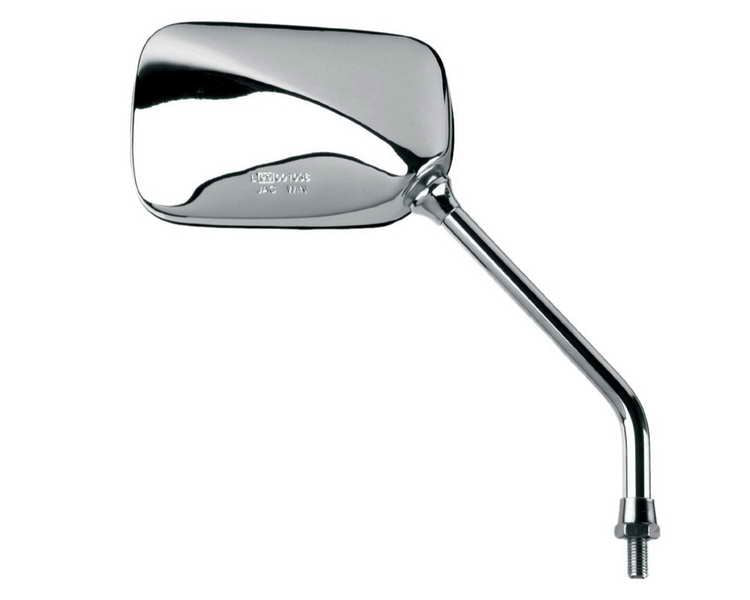 Mirror right 10 mm thread, left/right side, chrome (E293D)