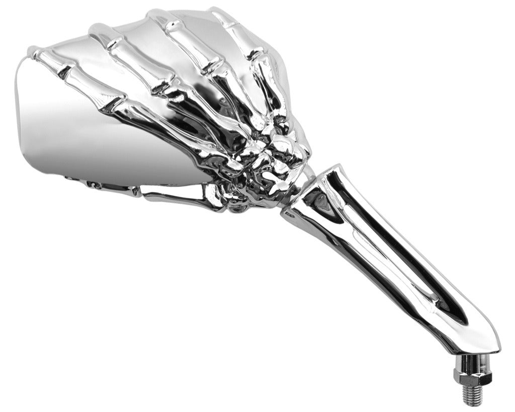 Mirror right universal chrome (skeleton hand) (E569D)