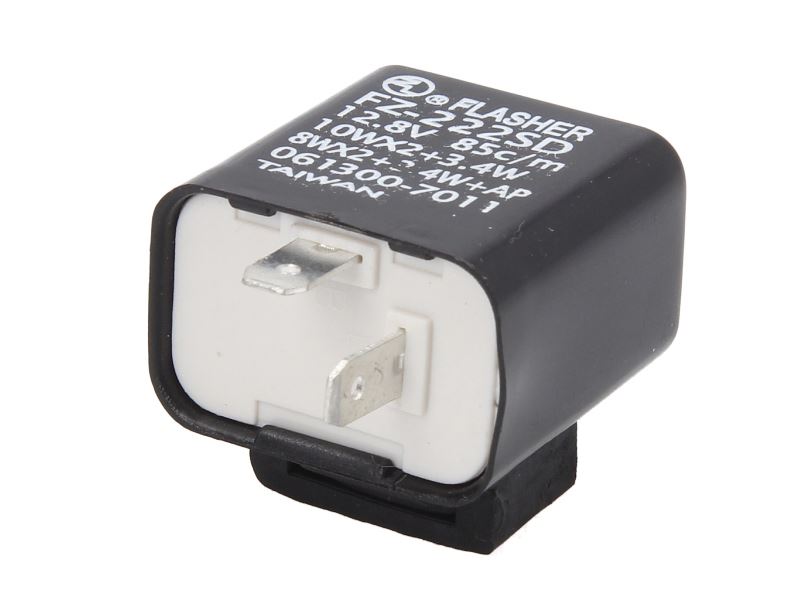 Turn‑signal relay 2‑pin (10 W) Honda MTX/NS, Piaggio/Vespa ET2/ET4/NRG/Sfera/Zip 50–250 1975–2010 (21154)