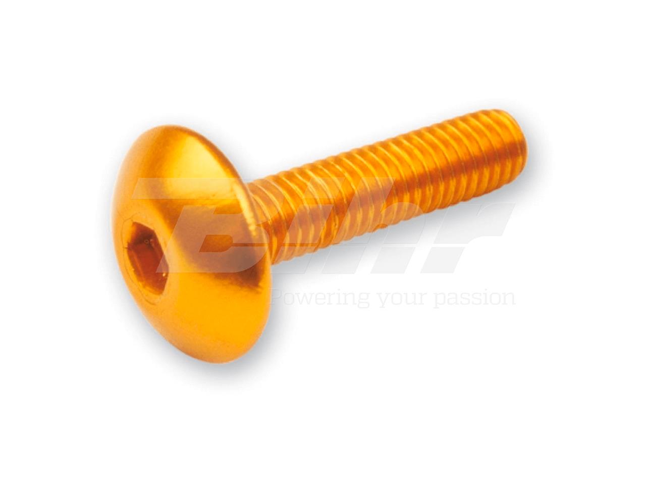 Fairing-mount bolts M6×15 6-pcs gold (TA615OR)