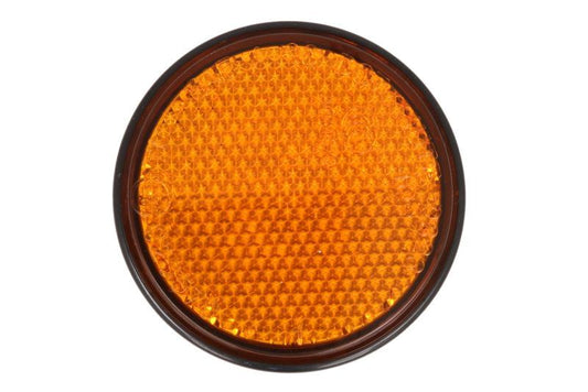 Reflector round orange (8163)