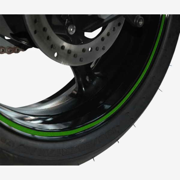 Reflective rim stripe green (838VR)