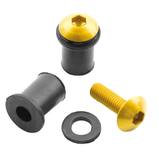 Fairing screw and rubber set M5×16 orange (907NO)